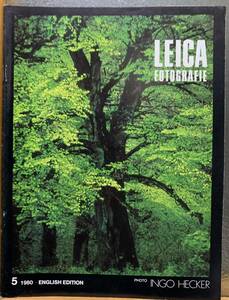 ライカ Leica Fotografie 1980 / 5 英語版 全51ページ ビンテージ デッドストック 美品　