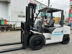 forklift ユニCarrier DG1F4F50 202006 1,180h 5t ディーゼルATvehicle サイドシフト フォーク2300