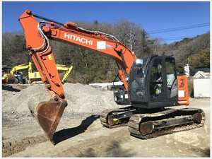 油圧ショベル(Excavator) 日立建機 ZX135US-6 202008 1,488h 共用配管、マルチ、Crane、ゴムパッド 併用配管