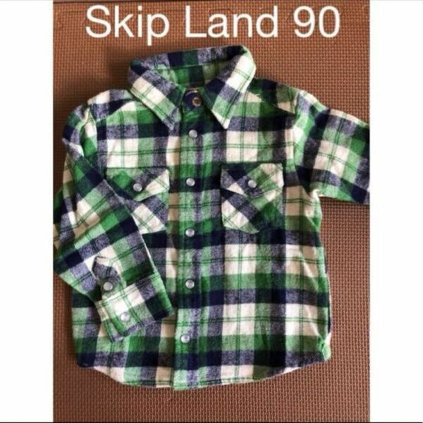 美品　Skipland シャツ　90 春秋冬　キッズ