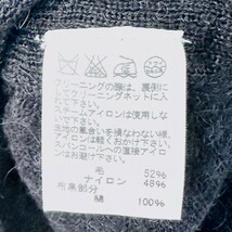 F9984iL sunaokuwahara スナオクワハラ サイズM デザインニットセーター ブラック 黒 スパンコール ウールニット やわらかニット _画像10