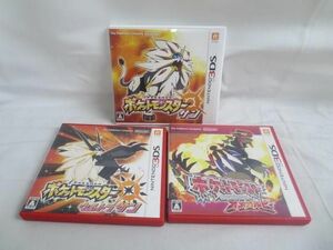 【同梱可】中古品 ゲーム ニンテンドー3DS ソフト ポケットモンスター ウルトラサン サン オメガルビー 3点 グッズセ