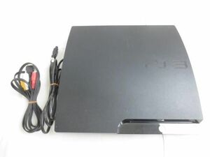 【同梱可】中古品 ゲーム プレイステーション3 PS3本体 CECH-2100A チャーコルブラック 動作品 電源ケーブル 出力ケ