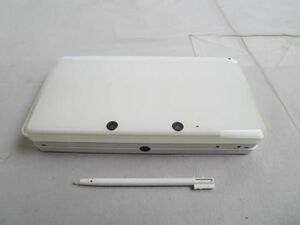 【同梱可】中古品 ゲーム ニンテンドー3DS 本体 CTR-001 アイスホワイト 動作品 初期化済み タッチペン付き