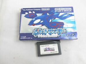 【同梱可】中古品 ゲーム ゲームボーイアドバンス ソフト ポケットモンスター サファイア ファイナルファンタジー 5