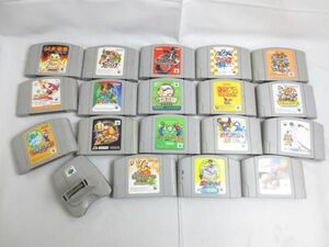 【同梱可】中古品 ゲーム NINTENDO 64 ソフト マリオストーリー ドンキーコング64 マリオパーティ3 等 グッズセット