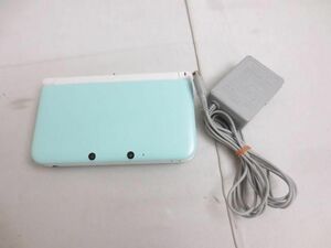 【同梱可】中古品 ゲーム ニンテンドー3DS LL 本体 SPR-001 ミント×ホワイト 動作品 充電器付き