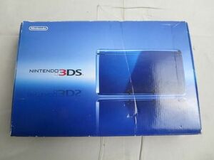 【同梱可】中古品 ゲーム ニンテンドー3DS 本体 CTR-001 コバルトブルー 動作品 初期化済み 箱 充電ケーブル 説明書