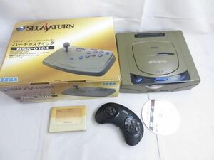 【同梱可】中古品 ゲーム セガ セガサターン HST-3200 HSS-0104 本体 バーチャスティック コントローラー グッズセッ