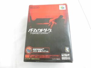 【同梱可】中古品 ゲーム NINTENDO 64 ソフト パーフェクトダーク メモリー拡張パック 箱 説明書付き