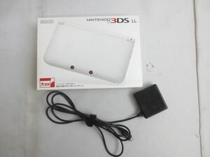 【同梱可】中古品 ゲーム ニンテンドー3DS LL 本体 SPR-001 ホワイト 動作品 充電器 箱付き