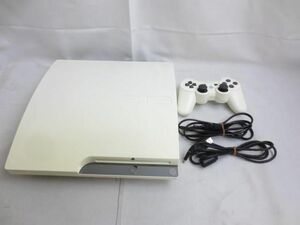 【同梱可】中古品 ゲーム プレイステーション3 PS3本体 CECH-2500A ホワイト 動作品 コントローラー 充電ケーブル 周