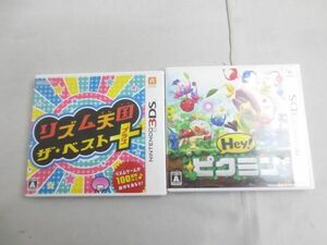 【同梱可】中古品 ゲーム ニンテンドー3DS ソフト Hey! ピクミン リズム天国 ザ・ベスト+ 2点 グッズセット