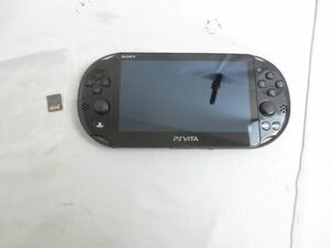 【同梱可】ジャンク品 ゲーム PS Vita 本体 PCH-2000 ブラック 動作品 メモリーカード 16GB付き