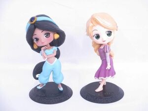 【中古品 同梱可】 フィギュア Q posket Disney Characters ジャスミン　ラプンツェル　2点セット