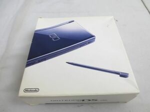 【同梱可】中古品 ゲーム ニンテンドーDS 本体 DS Lite USG-001 エナメルネイビー 動作品 箱あり