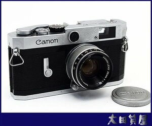 111)質屋☆CANON LENS 35mm F1.8 L39 レンズ Leica ライカマウント Lマウント /Canon P ポピュレール ボディ/ シャッターOK 中古☆1円～