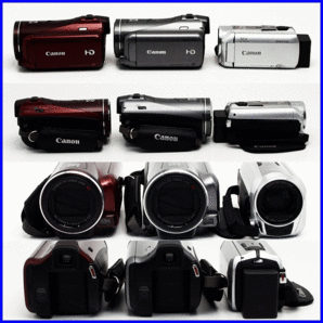 138)質屋 【同梱不可】ビデオカメラ/8ｍｍムービー まとめ 11点 SONY HDR-CX270V CX500V Canon iVIS HFR30 HFM41 動作品有 ジャンク 1円～の画像4