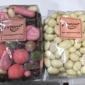 大人気【マシューのチョコレート】訳ありホワイトアーモンドチョコ　ミックス　大容量