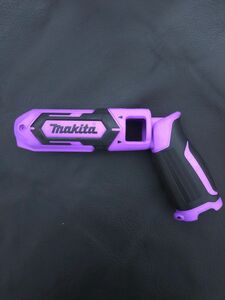 マキタ makita 7.2V　ペンドラ　ペンインパクト　ハウジング　TD022DZW　TD022　紫　パープル 　染め