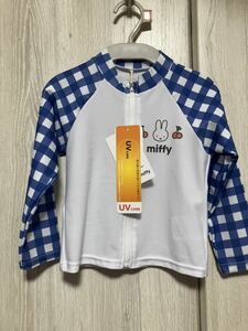  Miffy Rush Guard 95cm Kids swimsuit new goods blue tag attaching .