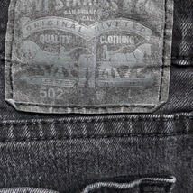 F3 リーバイス 502 w44 アメリカ古着　ブラック　ジーンズ デニムパンツ Levis 黒パッチ　黒パン　メンズ_画像6