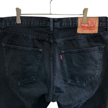 F4 リーバイス 501 w36 アメリカ古着　ボタンフライ　ブラック　ジーンズ デニムパンツ Levis 黒パッチ　黒パン　メンズ_画像1