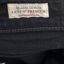 F20 リーバイス 512 w34 アメリカ古着　トルコ製　ビックE ブラック　ジーンズ デニムパンツ Levis　黒パン　黒パッチ　メンズ_画像8