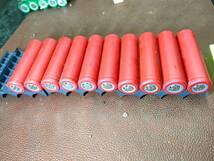 C31　18650リチウムイオン　単電池 　10本セット　3.6-4.2V　ジャンク品です！！！_画像3