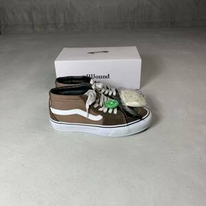 VANS jjjjound ジョウンド Sk8-Mid VLT LX BROWN バンズ ボルト アナハイム Anaheim スケートMID ブラウン 茶 スケーター VAULT 26.5 8.5