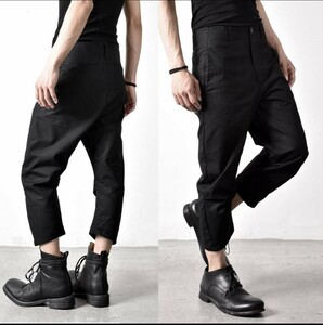 N/07 MAUSK Detail CURVE CROPPED PANTS エヌゼロナナ Yohji Yamamoto A.F ARTEFACT the viridi-anne WJK DEVOA　attachment