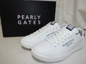 未使用★PEARLY GATES パーリーゲイツ ゴルフシューズ 26cmWH⑰