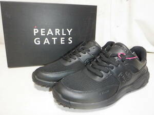 未使用★PEARLY GATES パーリーゲイツ ゴルフシューズ 26.5cm BK 21