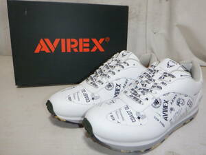 未使用★AVIREX アビレックス ゴルフシューズ 26.5cm WH 22