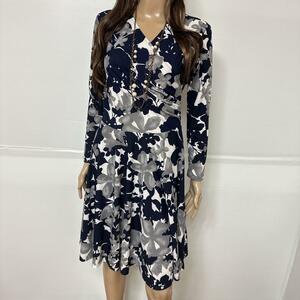 a7784☆Ottoオットーコレクション☆春☆花柄カシュクール ワンピース♪canmil