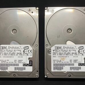 IBM HDD IDE Deskstar 7200rpm Ultra ATA 41GB 2台