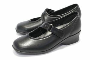  new goods made in Japan .. principle lady's strap pumps walking pumps black 22.5cm