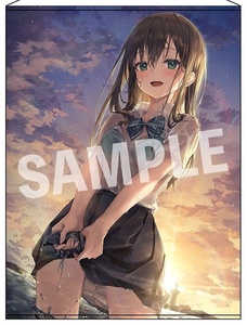 Roha WスエードB2タペストリー　メロンブックス Melonbooks Girls Collection 2021 summer 制服 下着 濡れ透け コミケ