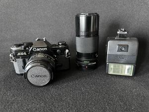 Canon AE-1 28mm 1:2.8 /200mm1:4 ジャンク　 フィルムカメラ 一眼レフ ニコン