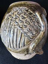 古美術　褐釉鳥形蓋壺 高さ:約19cmアジア 古陶磁 古美術 骨董　_画像6