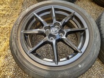 ■NDロードスター 16インチ純正アルミホイール４本セット ■ADVAN Sport v105 195/50R16■_画像2