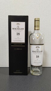 マッカラン18年 空瓶と化粧箱 外箱 化粧箱 MACALLAN ザマッカラン18年