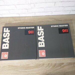 2618 BASF オープンリールテープ STUDIO MASTER 911 2本セット 元箱付き メタルリール 使用済み 10号 その④