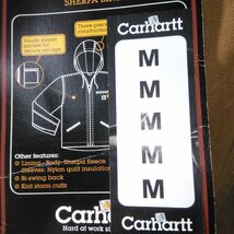 2775 【デッドストック】00s Carhartt カーハート シエラジャケット US企画 メキシコ製 Mサイズ 裏パイルボア ブラウンダック ブルゾン ア_画像5