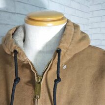 2775 【デッドストック】00s Carhartt カーハート シエラジャケット US企画 メキシコ製 Mサイズ 裏パイルボア ブラウンダック ブルゾン ア_画像3