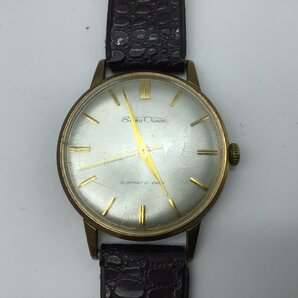 2781 【1960年代】SEIKO CROWN セイコー クラウン 15002E 21石 GOLD FILLED 金張り 紳士用 手巻き時計 可動品の画像2