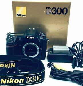 0230 NIKON ニコン D300 ボディのみ デジタル 一眼レフ カメラ 付属品多数 元箱付き 本体 Nikon バッテリー チャージャー