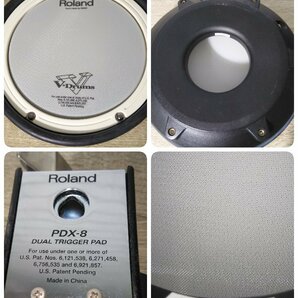 2562 【動作確認済】Roland ローランド PDX-8 2個セット V-Drums 電子ドラム デュアルトリガーパッド 部品パーツ タム/スネアパッドの画像7