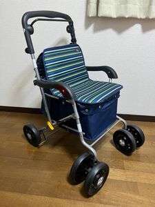 シルバーカー シニアカー ショッピングカート 手押し車 折りたたみ 歩行補助車 座れる