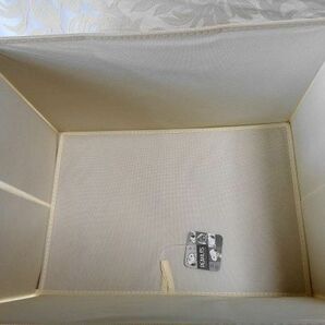 ◇スヌーピー^^♪折りたたみ式収納ボックス ＢＥＩＧＥの画像5